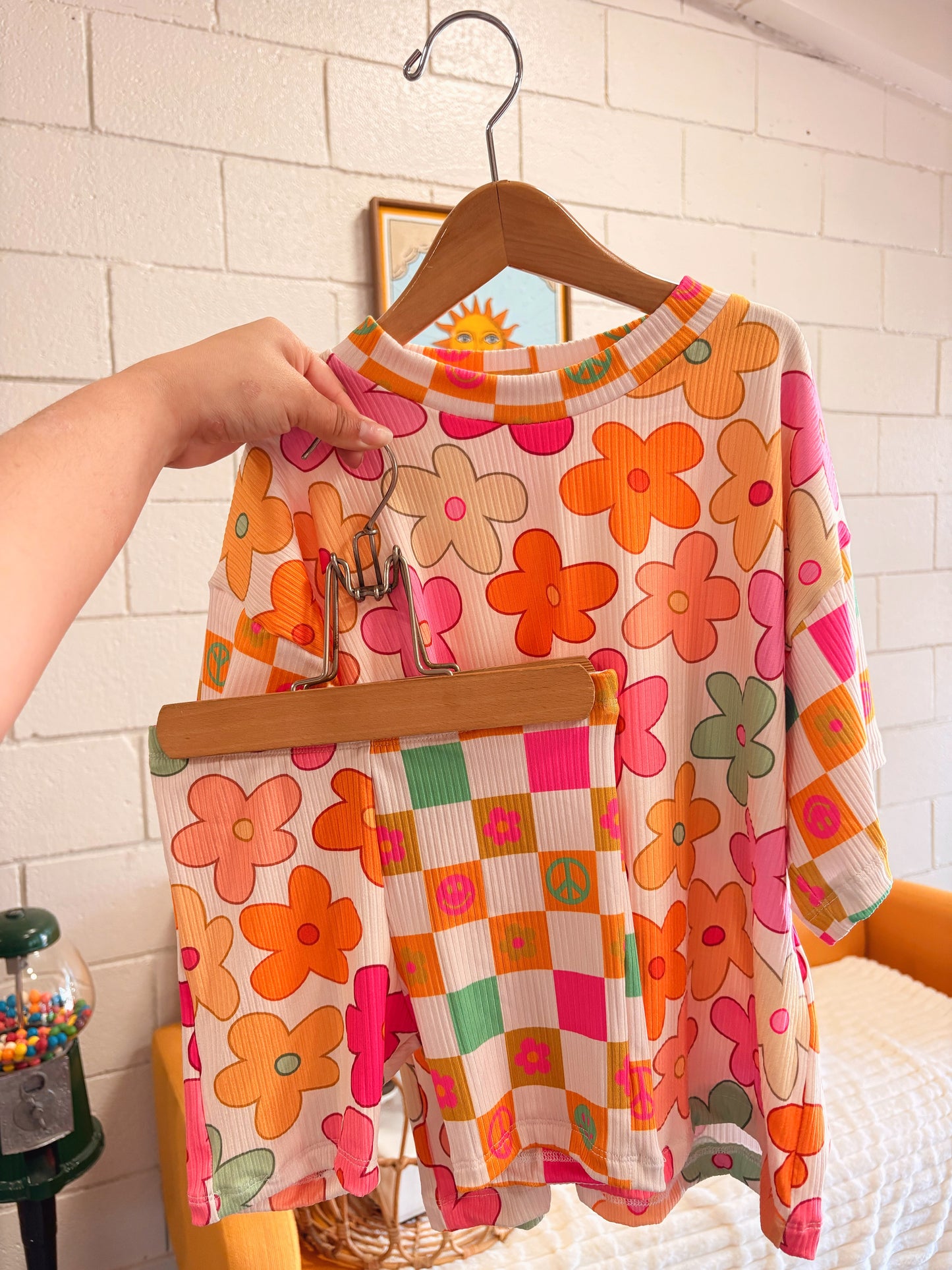 DOODLE FLORAL COLORBLOCK SET