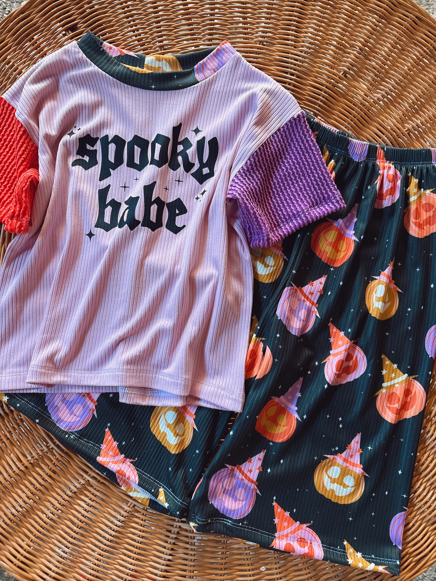 SPOOKY BABE BOXY + PALAZZOS
