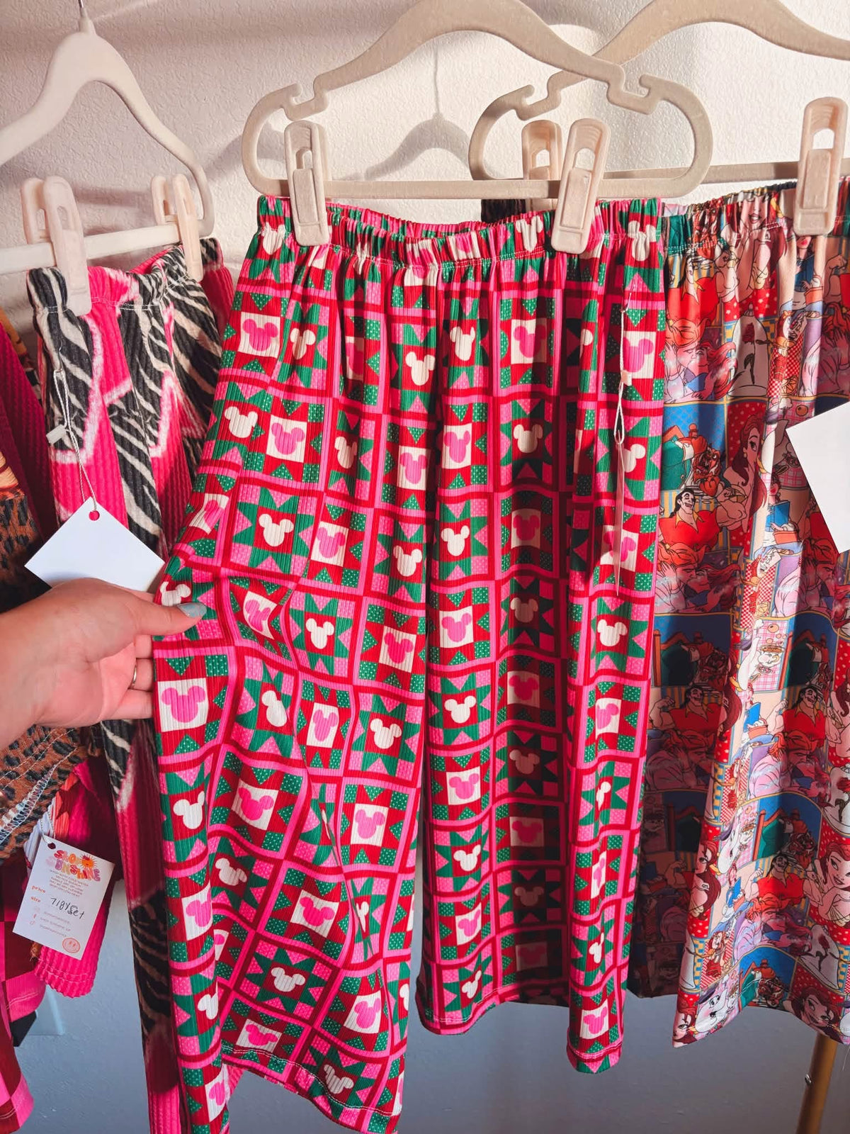 PATCHWORK MOUSE PALAZZOS
