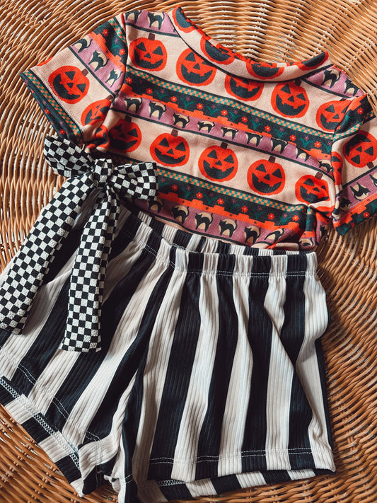 HALLOQUEEN OG TOP + SHORT SET
