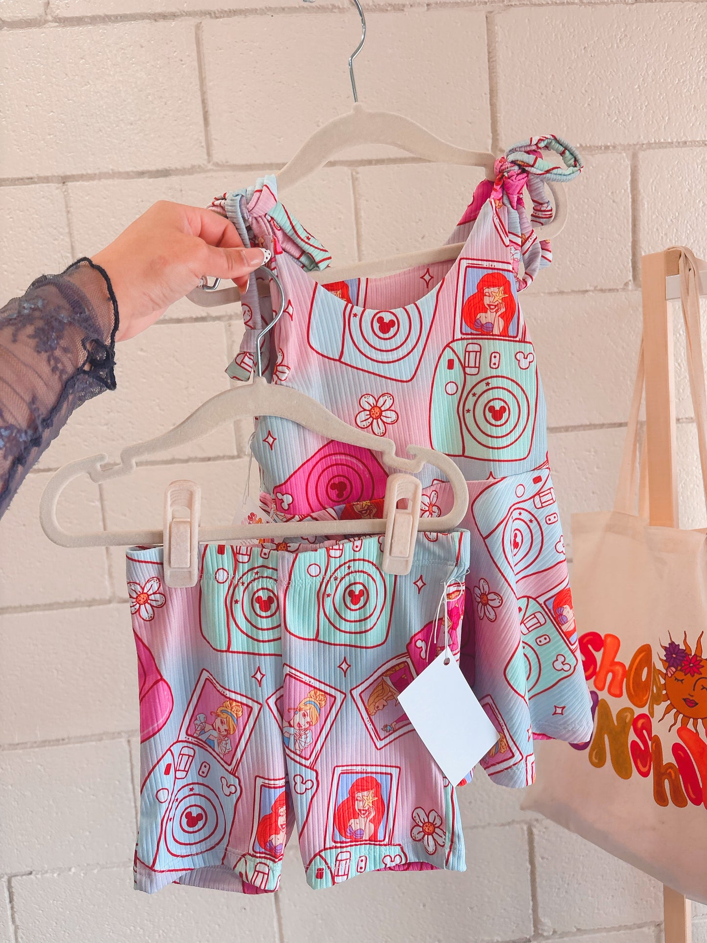 POLAROID PRINCESS EMMA TOP + BIKERS SET
