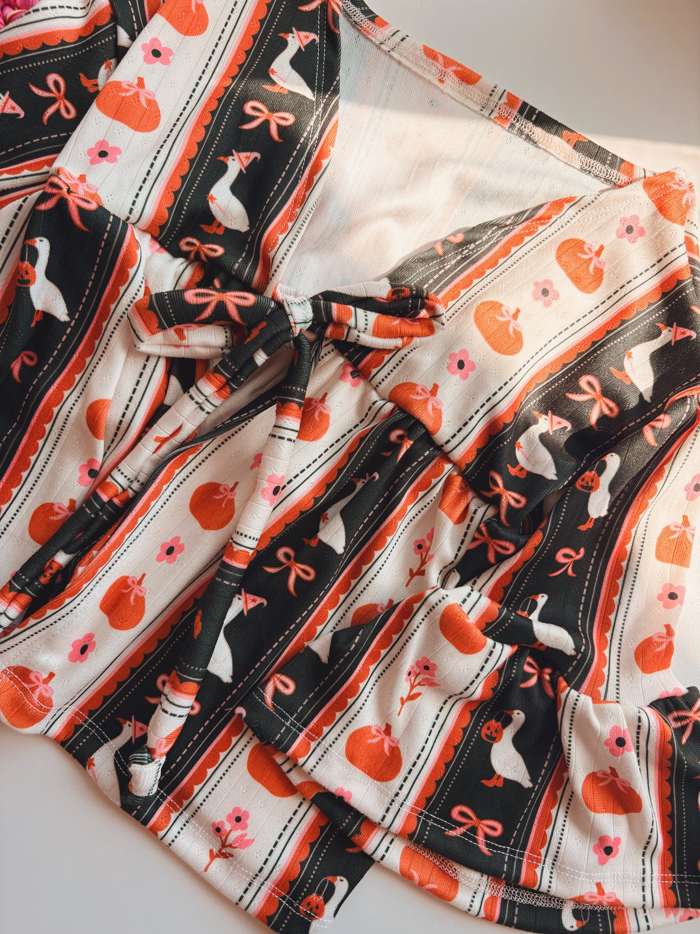 RUFFLE CARDIGAN *choose your print