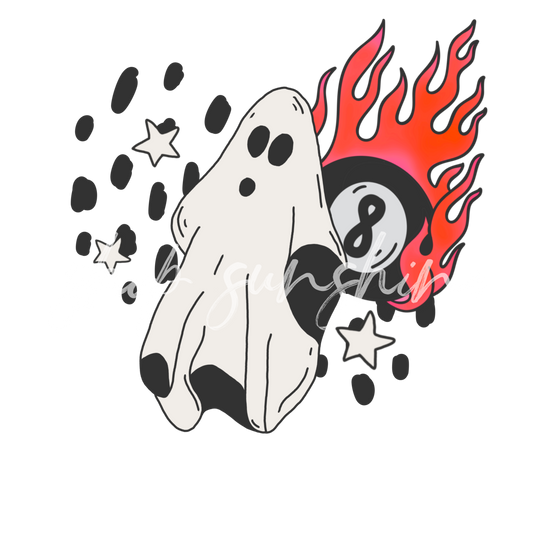 GHOSTIN’ AROUND * screen print mystery boxy tee *