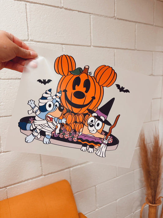 BLUE DOG HALLOWEEN * mystery boxy screen print