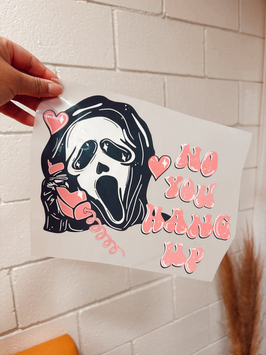 NO YOU HANG UP * screen print mystery boxy