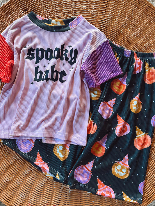 SPOOKY BABE BOXY + PALAZZOS