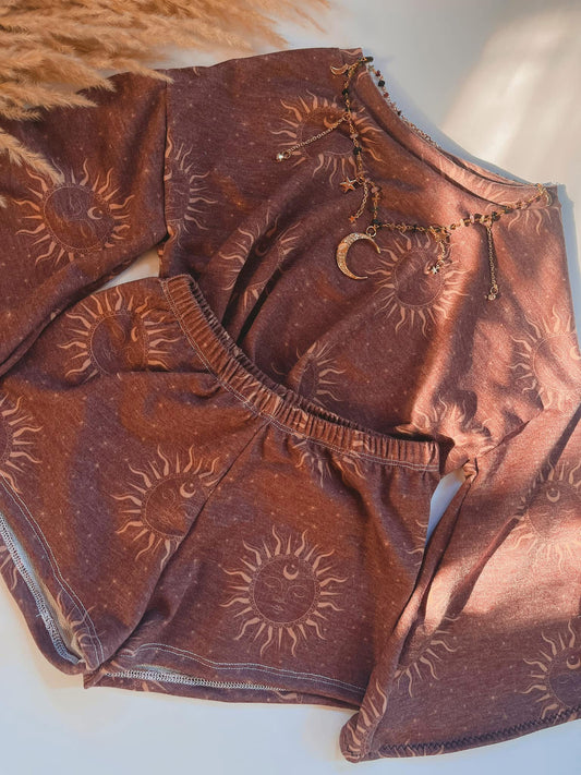 MOON CHILD BELL LONG SLEEVE + SHORTS SET