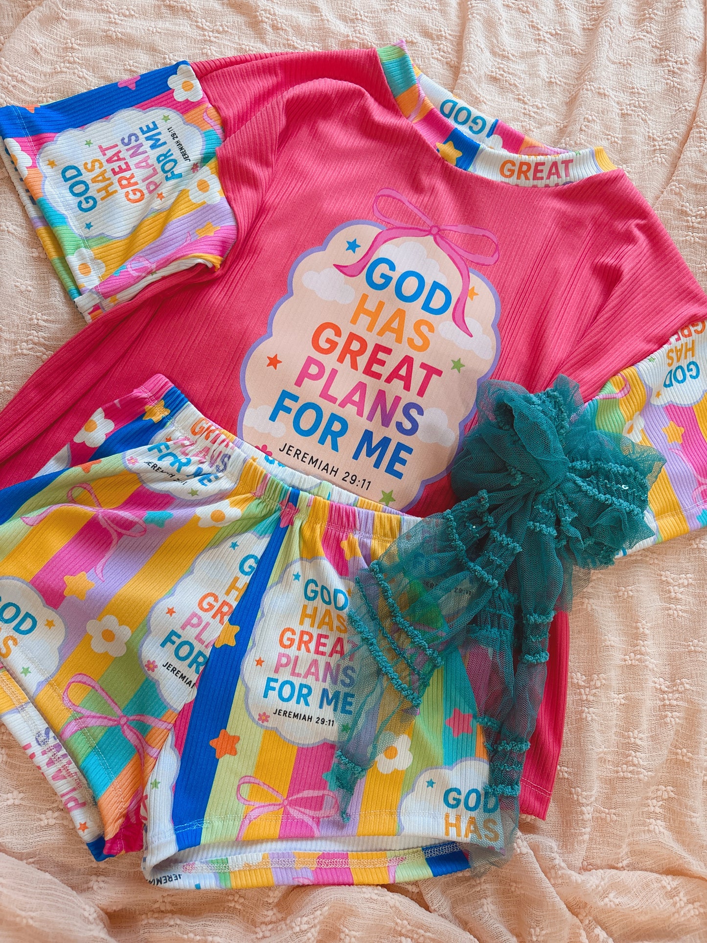 * GOD HAS GREAT PLANS FOR ME BOXY + SHORTS