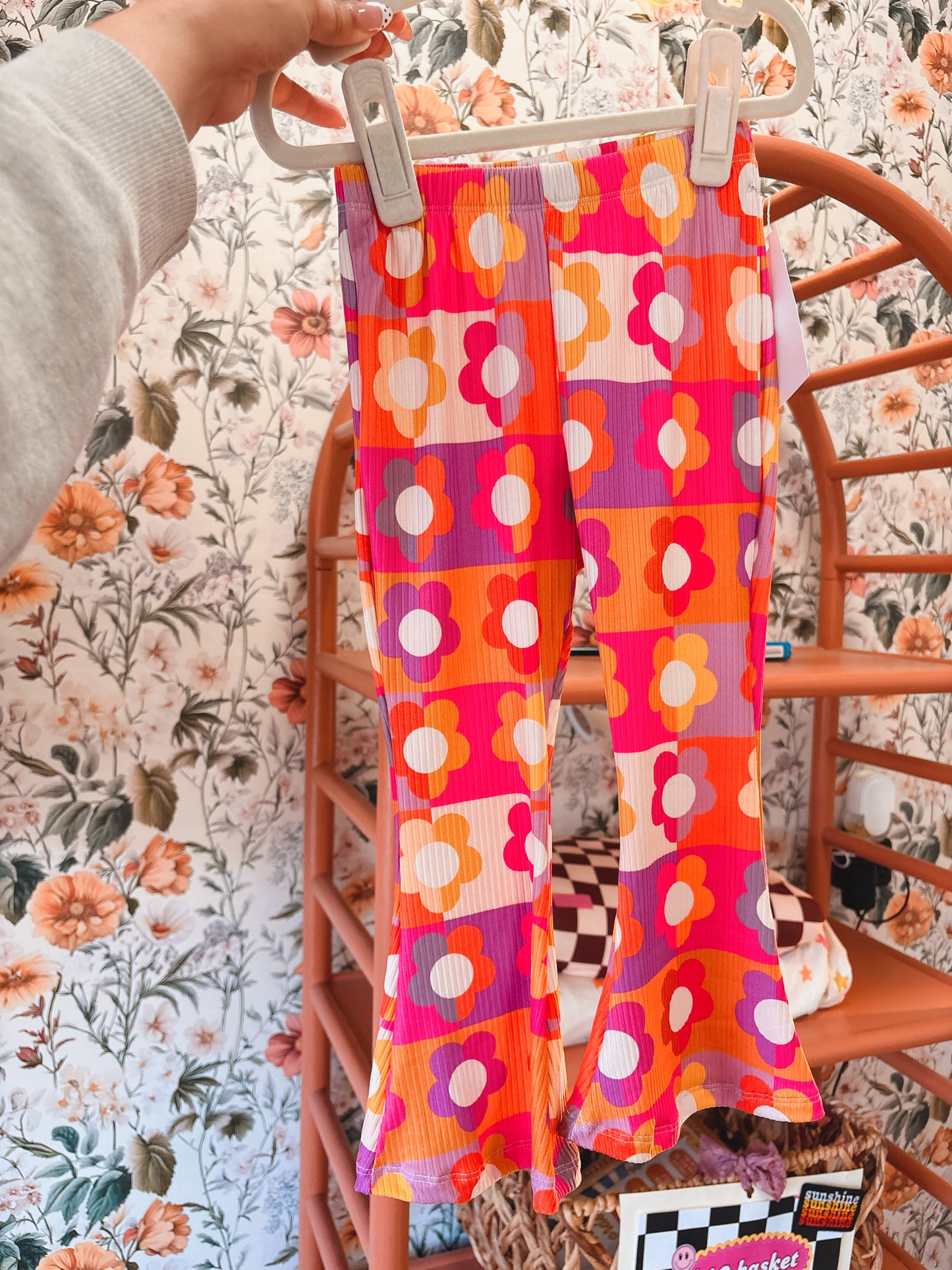FLORAL CHECKER FLARES
