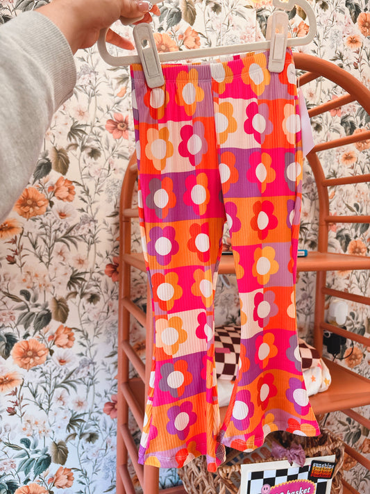 FLORAL CHECKER FLARES