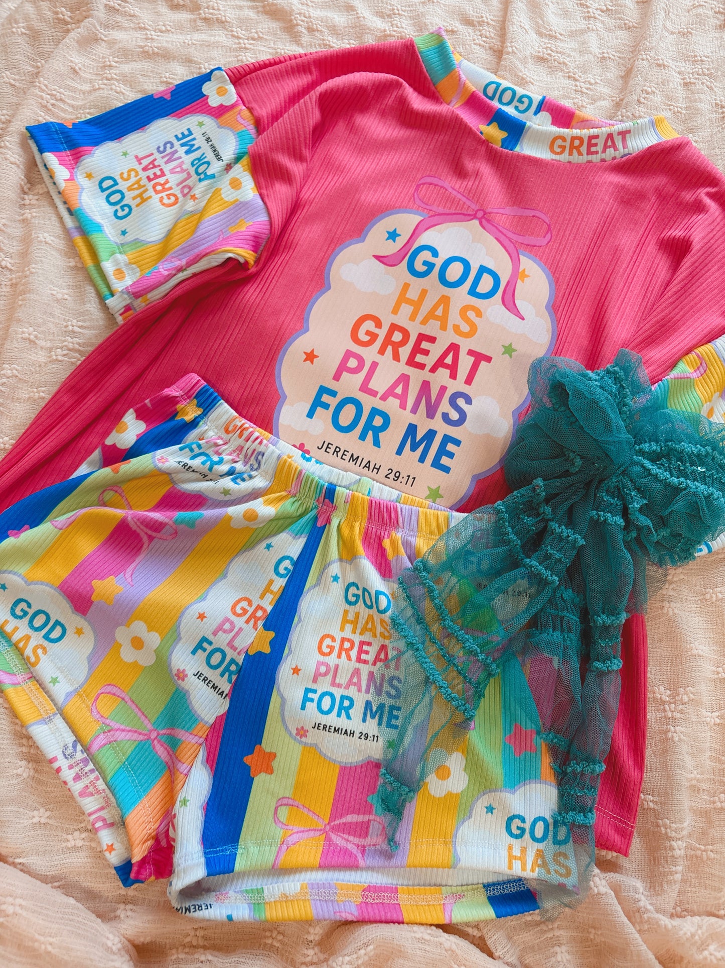 * GOD HAS GREAT PLANS FOR ME BOXY + SHORTS