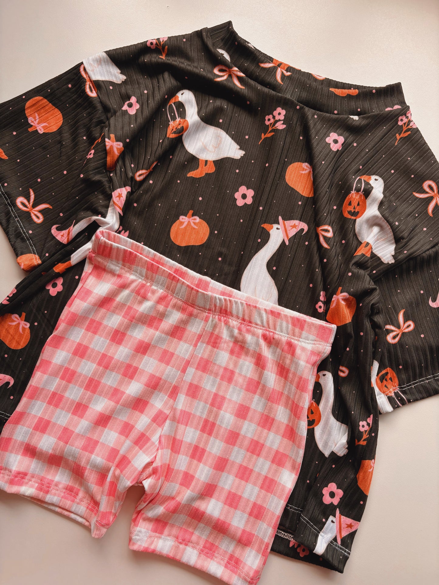 PUMPKIN GOOSE BOXY + BIKER SET