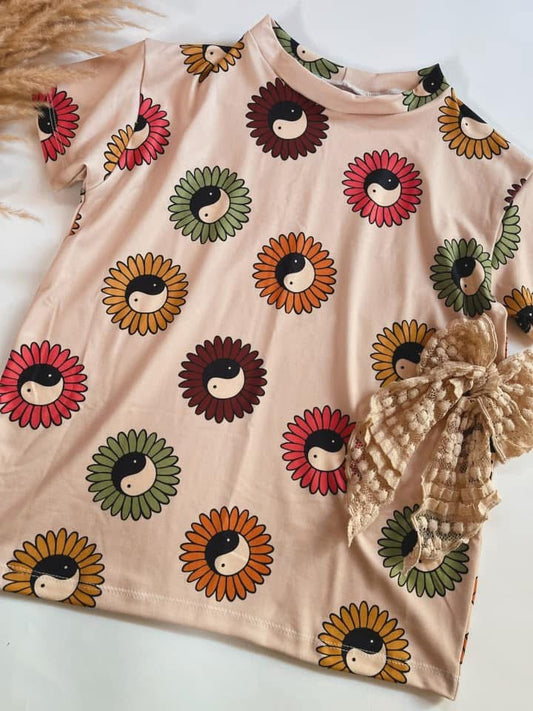 YINGYANG T-SHIRT DRESS