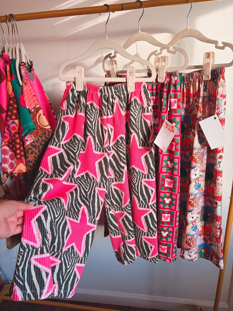 STAR URBAN RIBBED PALAZZOS